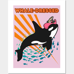 Whale-Dressed Posters and Art